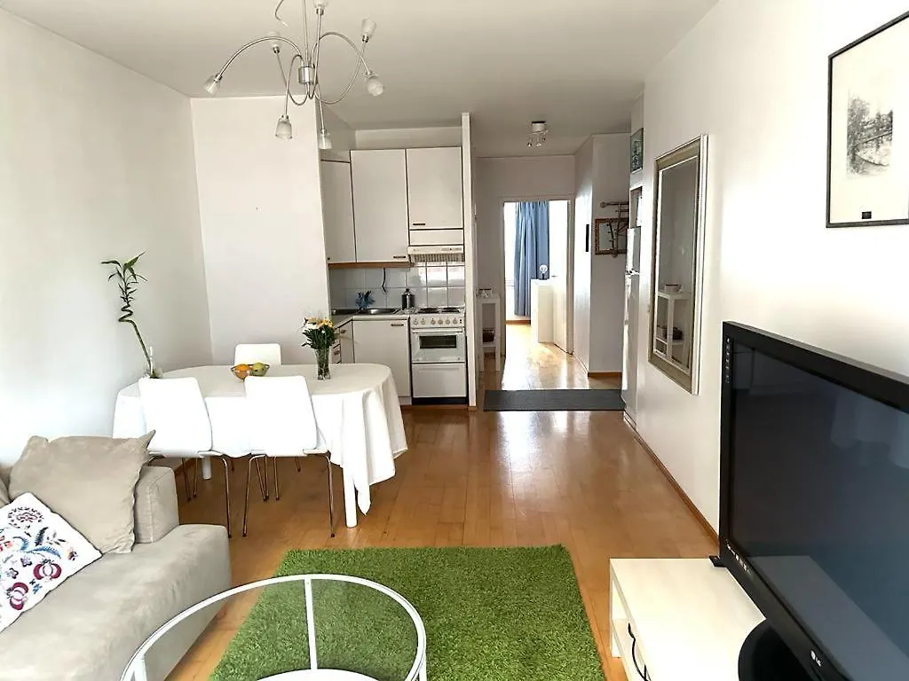 Spacious 2 Rooms Apartment In Helsinki Design District, Own Balcony